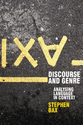 Discourse and Genre: Using Language in Context