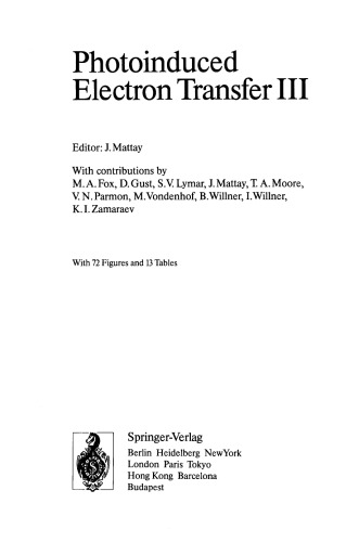 Photoinduced Electron Transfer III