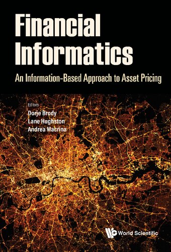 Financial Informatics: An Information-Based Approach to Asset Pricing