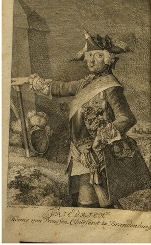 Helden- Staats- und Lebens-Geschichte Des Allerdurchlauchtigsten und Grosmächtigsten Fürsten und Herrns, Herrn Friedrichs des Andern Jetzt glorwürdigst regirenden Königs in Preussen, Chur-Fürstens zu Brandenburg, und souverainen Herzogs in Schlesien, [et]c. [et]c.. 3: Aus ächten Urkunden bis auf heutige Zeit pragmatisch und umständlich beschrieben auch hin und wieder Mit nützlichen Anmerkungen erläutert und mit saubern und nützlichen Kupfern gezieret