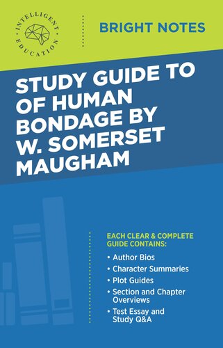 Study Guide to Of Human Bondage by W Somerset Maugham