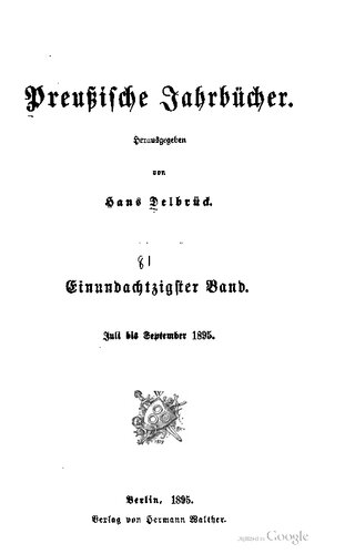 Preußische Jahrbücher
