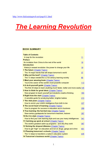 The Learning Revolution