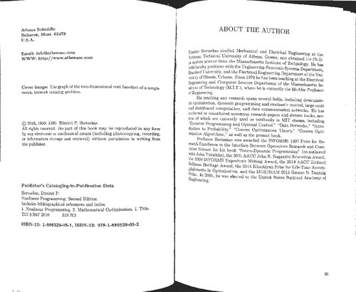 Nonlinear Programming