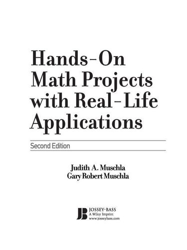 Hands-On Math Projects With Real-Life Applications