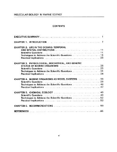 Molecular Biology in Marine Science: Scientific Questions, Technological Approaches, and Practical Implications