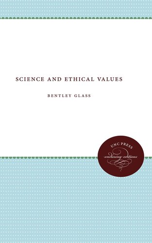 Science and Ethical Values
