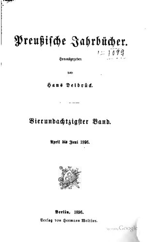 Preußische Jahrbücher