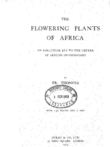 The Flowering Plants of Africa
