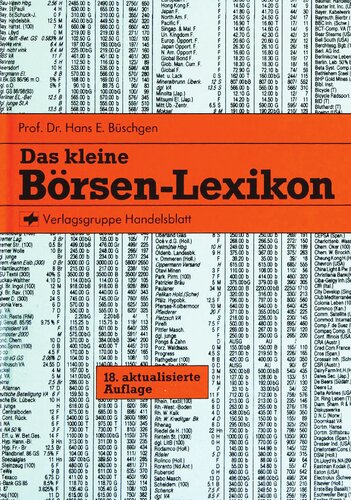 Das kleine Börsen-Lexikon