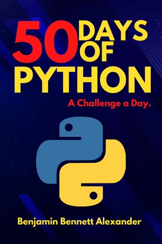 50 days of Python: a challenge a day.