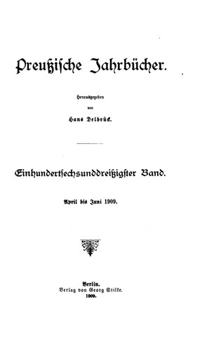 Preußische Jahrbücher