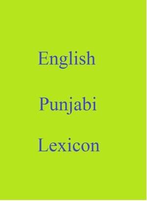 English Punjabi Lexicon
