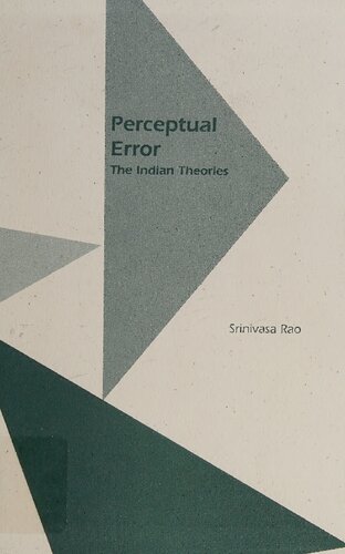 Perceptual Error: The Indian Theories