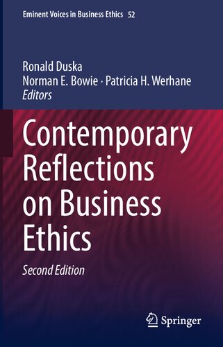 Contemporary Reflections on Business Ethics