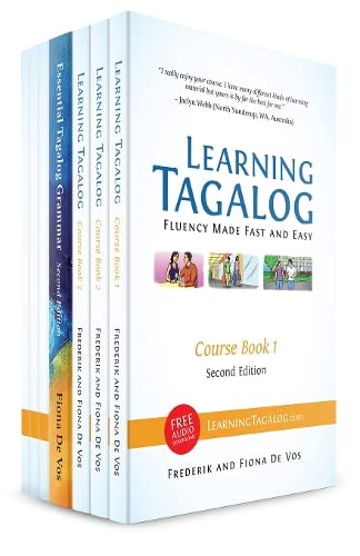 Learning Tagalog - Fluency Made Fast and Easy - Course Print Edition (7-Book Set) Color + Free Audio Download