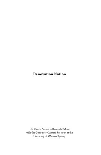 Renovation Nation: Our Obsession With Home