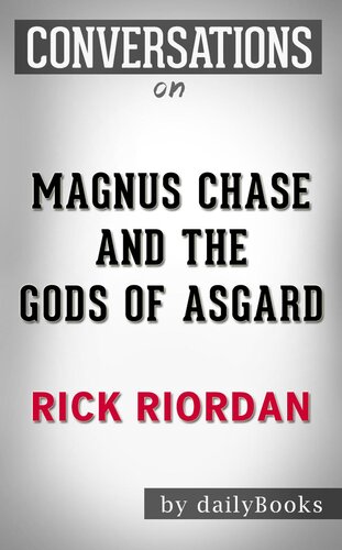 Magnus Chase and the Gods of Asgard--The Sword of Summer by Rick Riordan​​​​​​​ | Conversation Starters