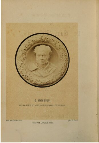 Hinterlassene Schriften des Dr. Carl Friccius, Königl. Preuß. General-Auditeurs der Armee, nebst einer Lebensskizze desselben