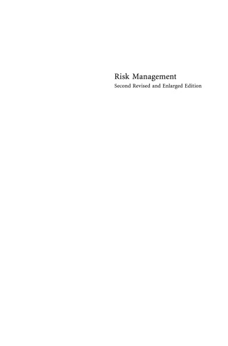 Risk Management: Challenge and Opportunity