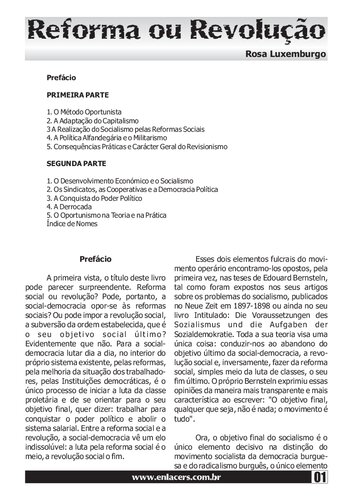Reforma ou revolução?