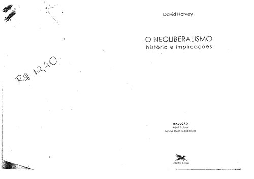 O neoliberalismo: história e implicações