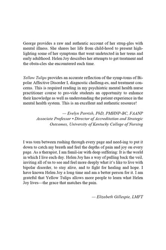 Yellow Tulips: one woman's quest for hope and healing in the darkness of bipolar disorder