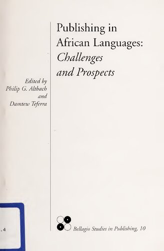 Publishing in African Languages: Challenges and Prospects