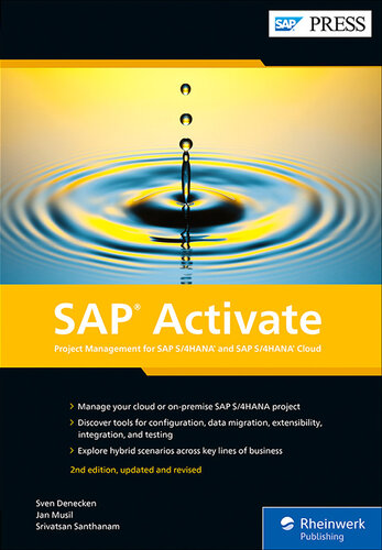 SAP Activate: Project Management for SAP S/4HANA and SAP S/4HANA Cloud