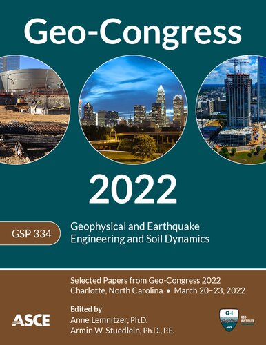 Geo-Congress 2022: Geophysical and Earthquake Engineering and Soil Dynamics