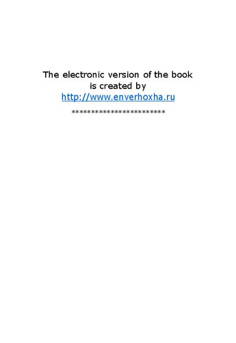 Enver Hoxha selected works IV