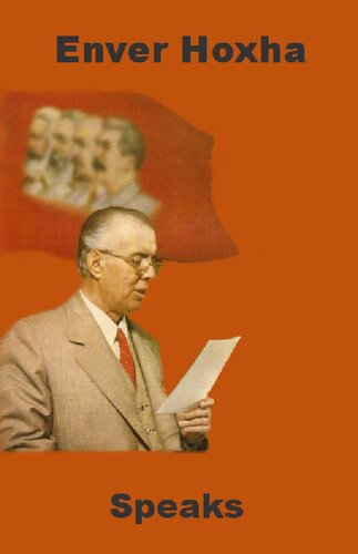 Enver Hoxha speaks