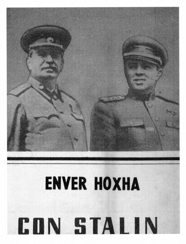 Enver Hoxha con Stalin