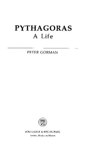 Pythagoras: A Life