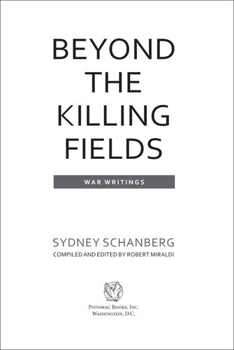 Beyond the Killing Fields: War Writings