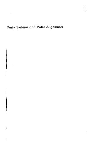 Party Systems and Voter Alignments: Cross-national Perspectives