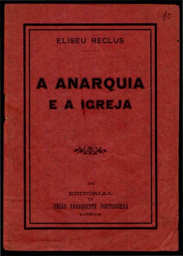 A Anarquia e a igreja