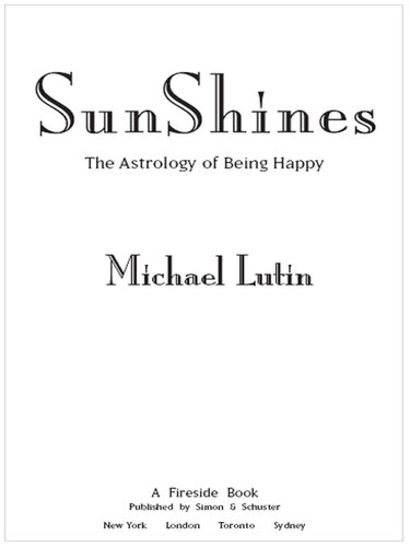 SunShines: The Astrology of Being Happy