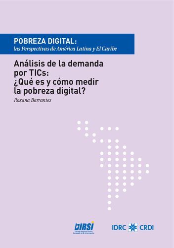 Análisis de la demanda por TICs: ¿Qué es y cómo medir la pobreza digital?