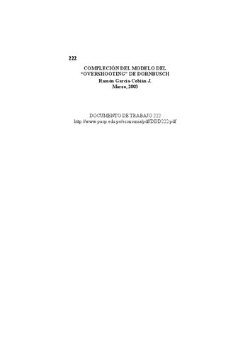 Compleción del modelo 