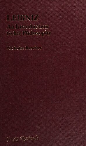 Leibniz. An Introduction to his Philosophy