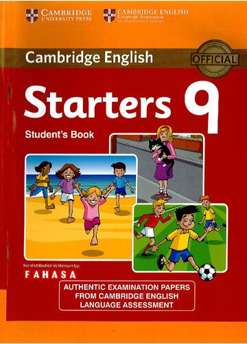 Cambridge English Young Learners 9 Starters Student's Book: Authentic Examination Papers from Cambridge English Language Assessment