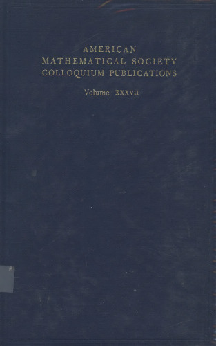 Structure of rings (American mathematical society colloquium publications. Volume XXXVII)