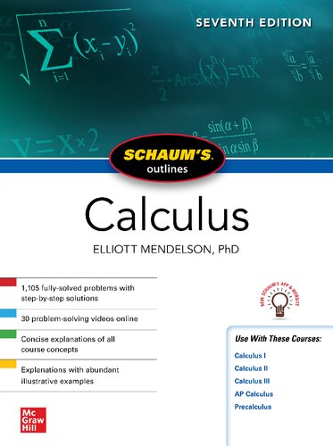 Schaum's Outline of Calculus