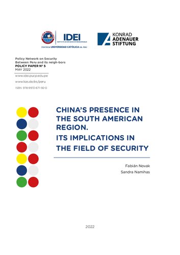 China’s presence in the South American region. Its implications in the field of security