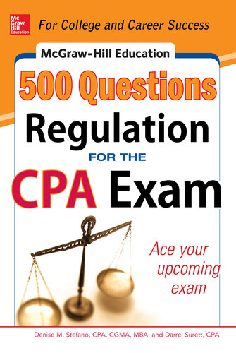 McGraw-Hill Education 500 Regulation Questions for the CPA Exam