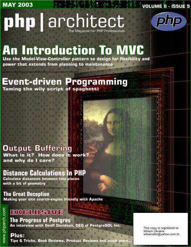 php|architect (vol. 2, issue 4. May 2003)