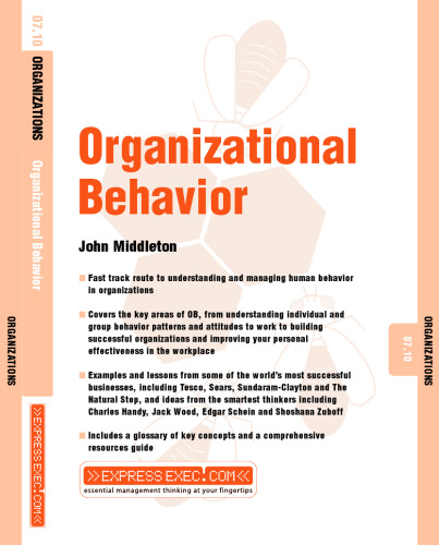 Organizational Behavior