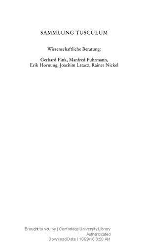 M. Tullius Cicero: De legibus. Paradoxa Stoicorum / Über die Gesetze. Stoische Paradoxen : Lateinisch und deutsch