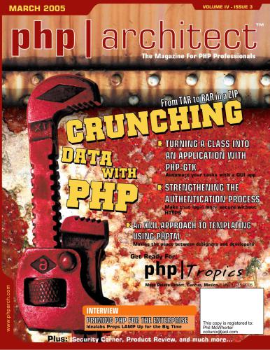 php|architect (vol. 4, issue 3. March 2005)